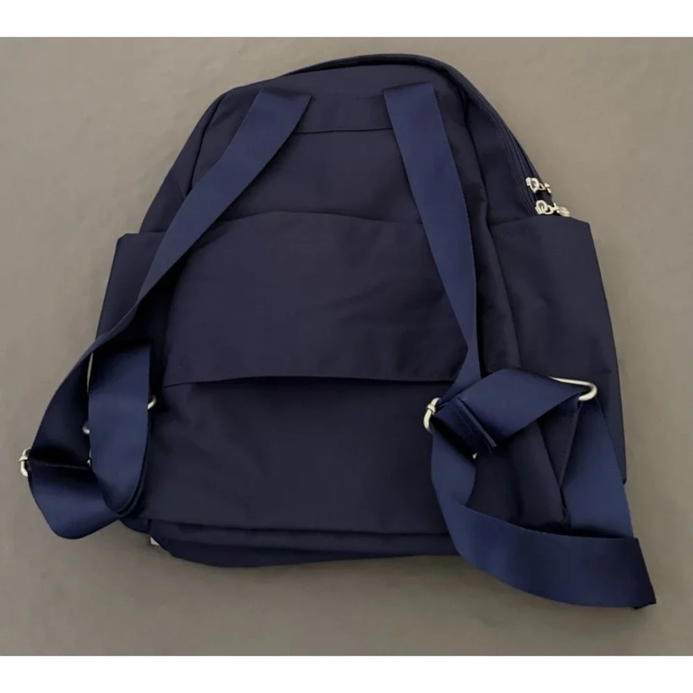 Baggallini All Day Backpack  Blue Top Handle RFID-Blocking Adjustable Straps
